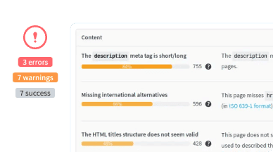 Alerts are prioritized by the web page crawler