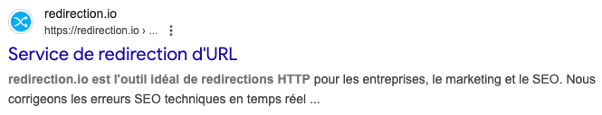 Title display in google