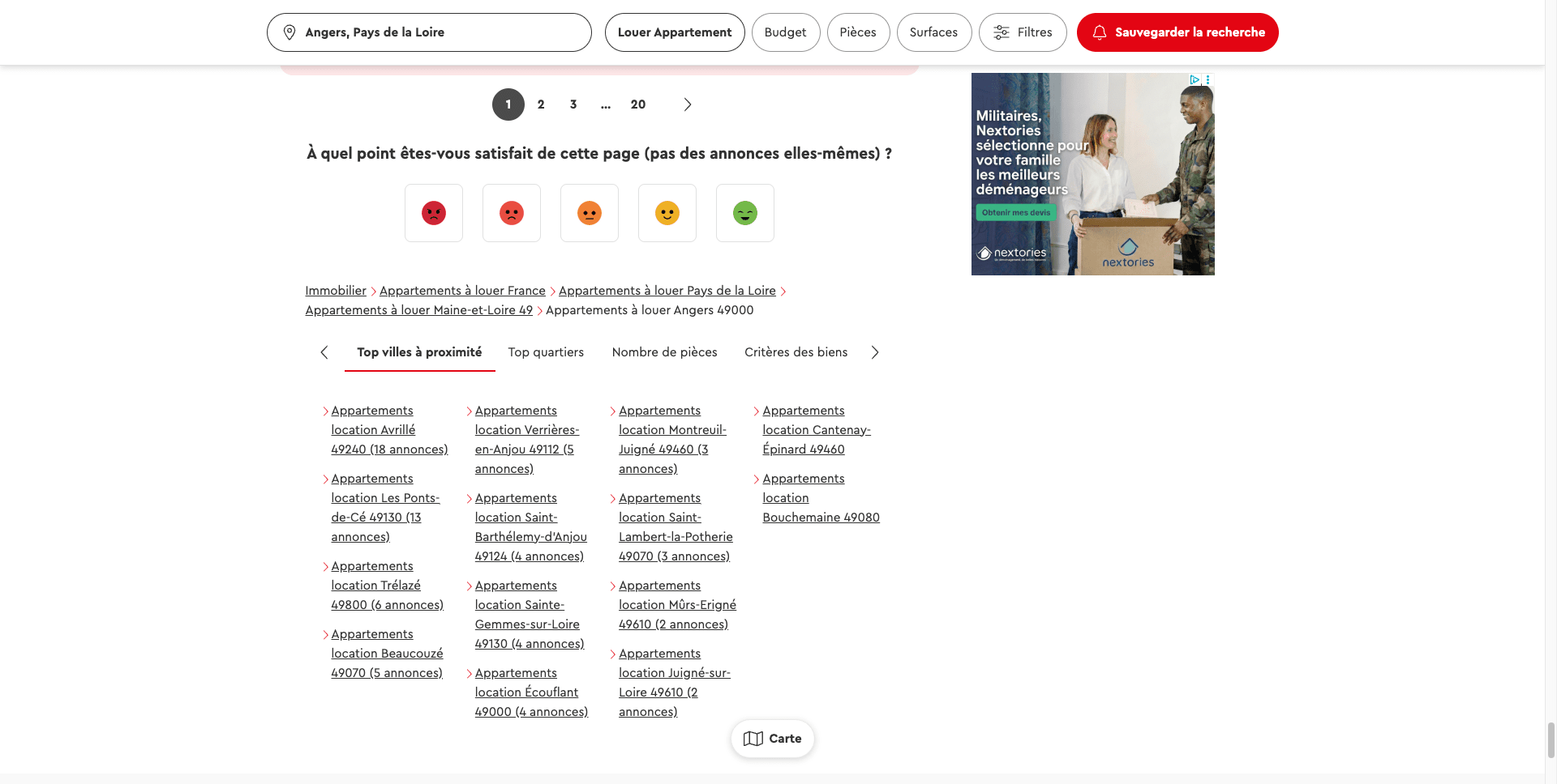 Internal linking SeLoger