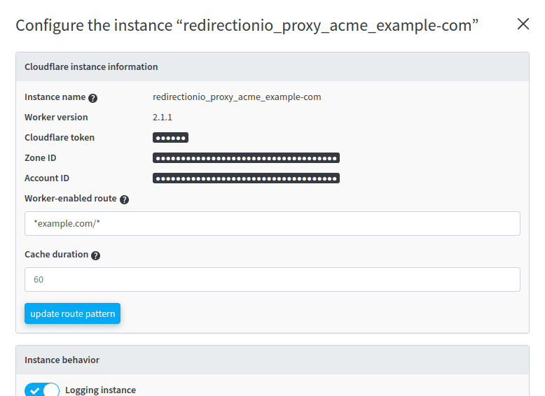 Cache d'intégration Cloudflare