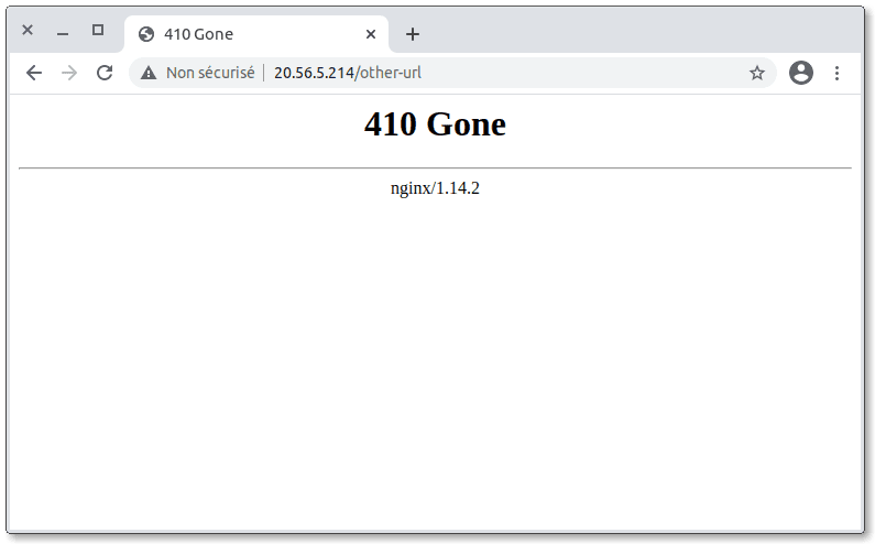 a 410 Gone response