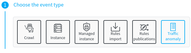 redirection.io notification type selection